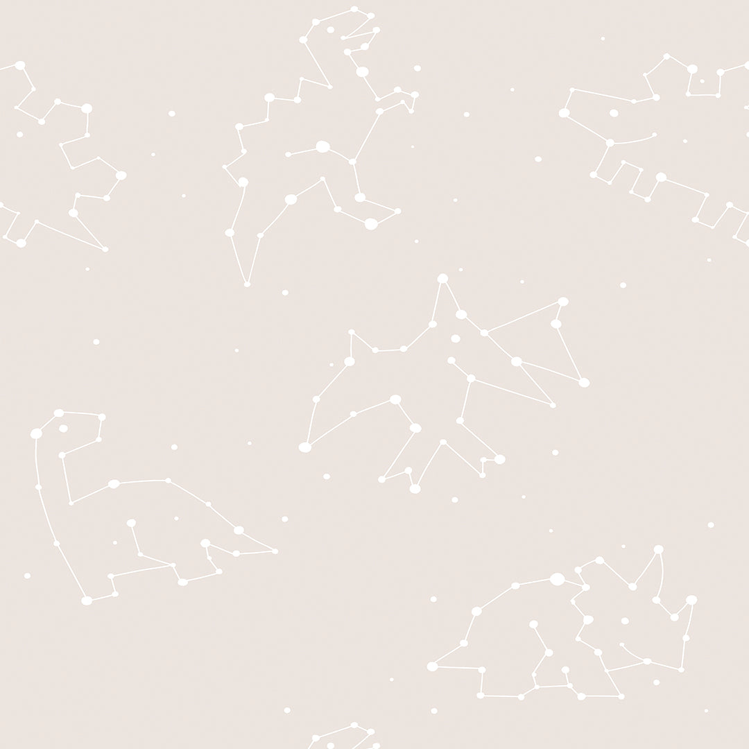 ✅ Dino Design ✅ Sternbilder Look ✅ Modern & verspielt Selbstklebende Tapete — by Pimp My Wall