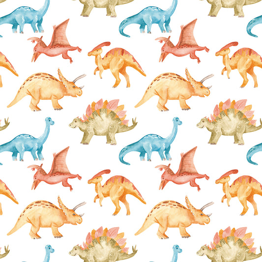 ✅ Dino Motiv ✅ Verspielt & freundlich ✅ Perfekt fürs Kinderzimmer 🦖 Selbstklebende Tapete — by Pimp My Wall