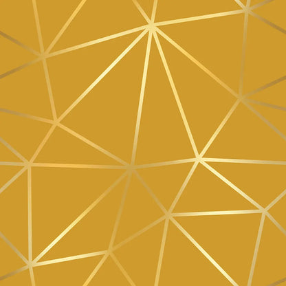 Zazz Golden Glow – Geometric Wallpaper Gold