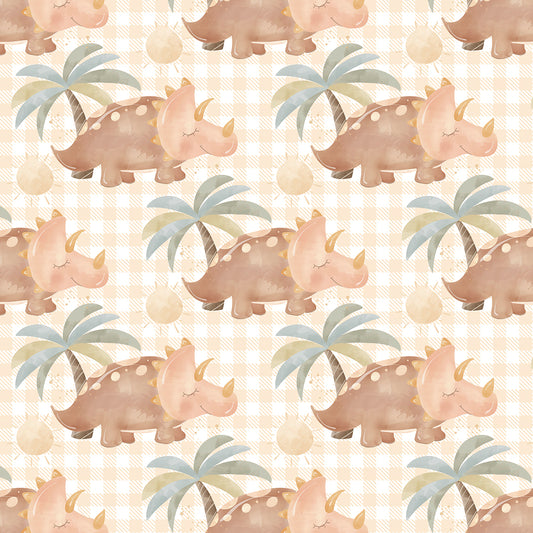 ✅ Dino Motiv ✅ Sanfte Farben ✅ Gemütliches Design 🦖 Selbstklebende Tapete — by Pimp My Wall