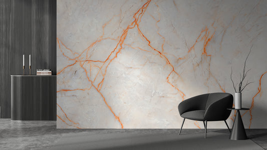 Orange Veins Marble