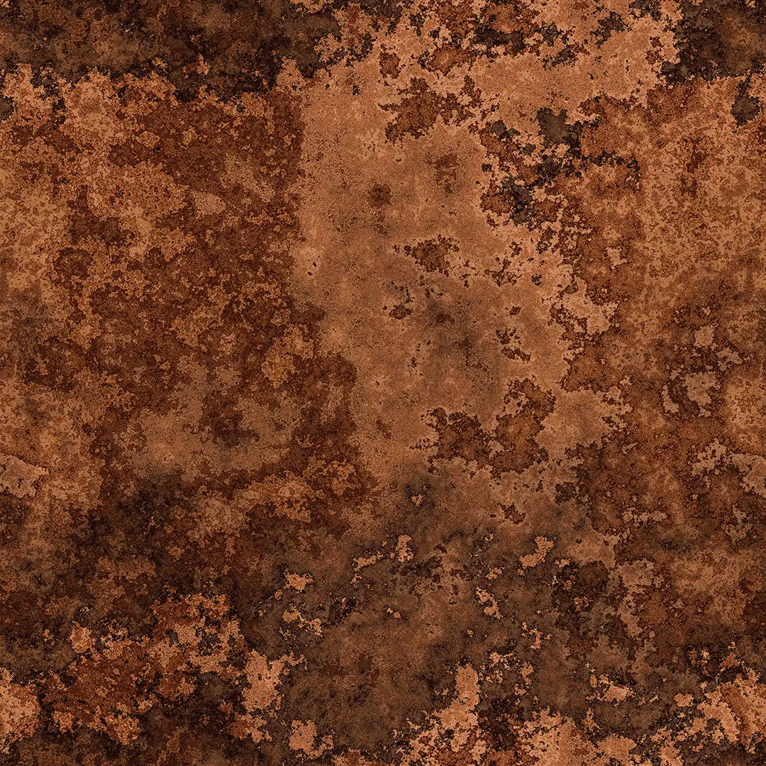 Metallic Tapete Tiefe Rostpatina