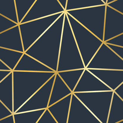 Zazz Dark Charcoal – Geometric Wallpaper Anthracite