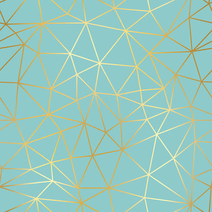 Aqua Mosaic Geometry Zazz