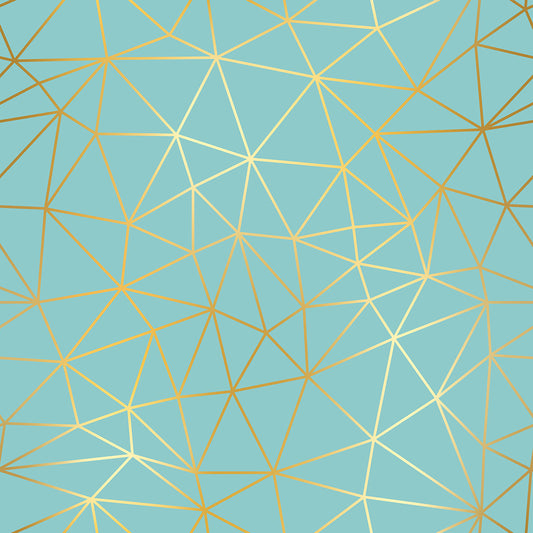 Aqua Mosaic Geometry Zazz