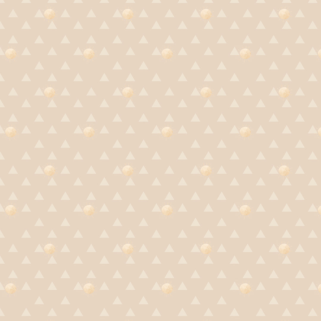 ✅ Dreieck Muster ✅ Warme Beigetöne ✅ Modern & dezent 🤎 Selbstklebende Tapete — by Pimp My Wall