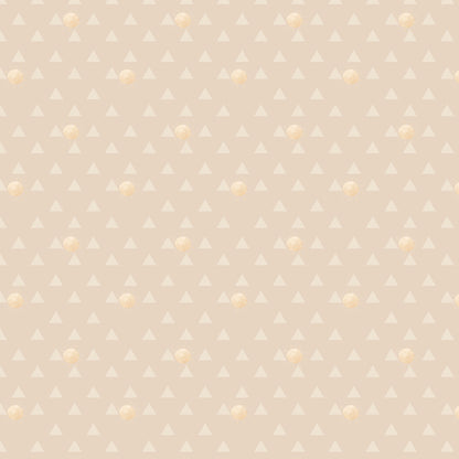 ✅ Dreieck Muster ✅ Warme Beigetöne ✅ Modern & dezent 🤎 Selbstklebende Tapete — by Pimp My Wall