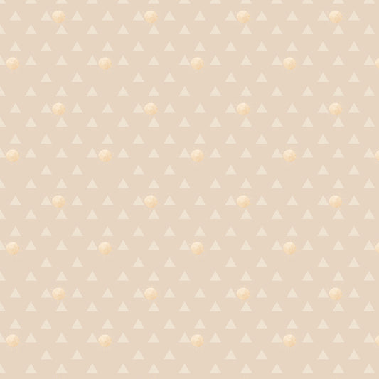 ✅ Dreieck Muster ✅ Warme Beigetöne ✅ Modern & dezent 🤎 Selbstklebende Tapete — by Pimp My Wall