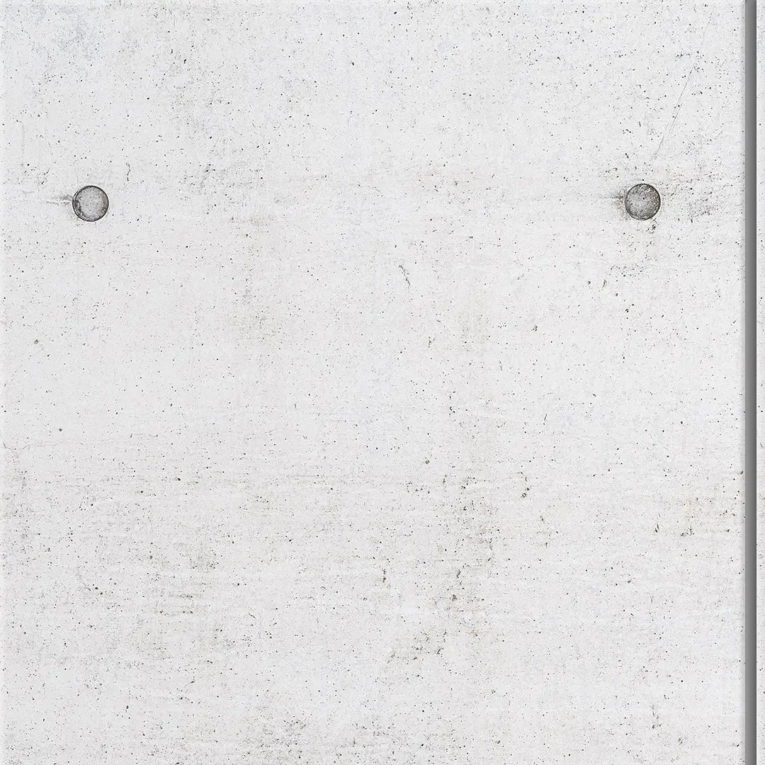 Selbstklebende Tapete Heller Beton – Light Concrete Fix Points mit realistischer Betonoptik und sichtbaren Fixpunkten für Industrial-Look.