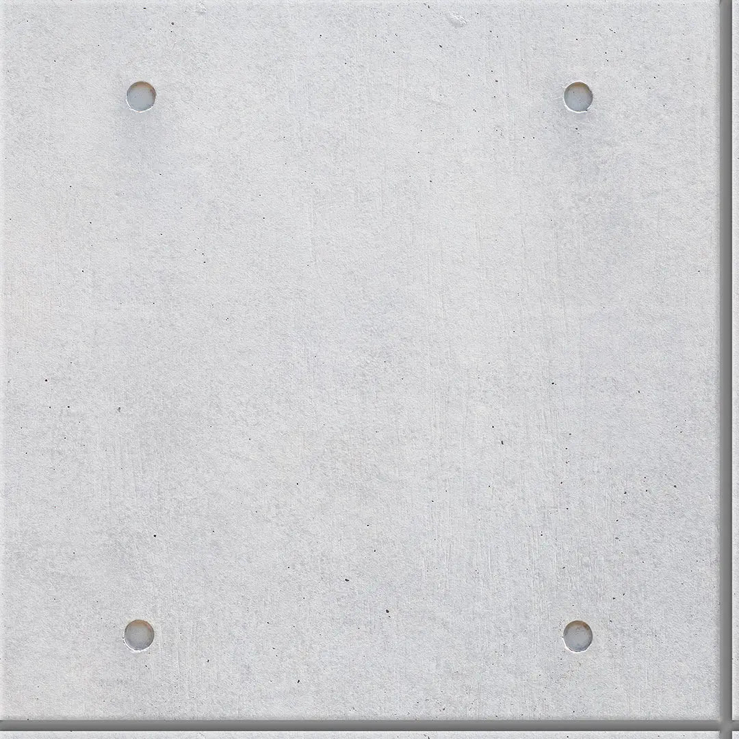 Selbstklebende Tapete Helle Betonplatte – Quad Fix Design mit vier Fixpunkten für modernen Industrial-Look in Wohn- und Arbeitsräumen.