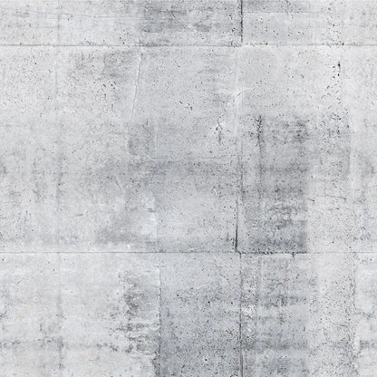 Selbstklebende Tapete Betonplatten Grau mit realistischer Betonoptik für modernes Industrial-Design in Wohn- und Arbeitsräumen.