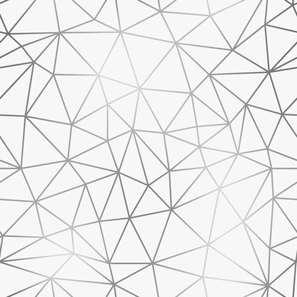 White Silver Geometry Zazz