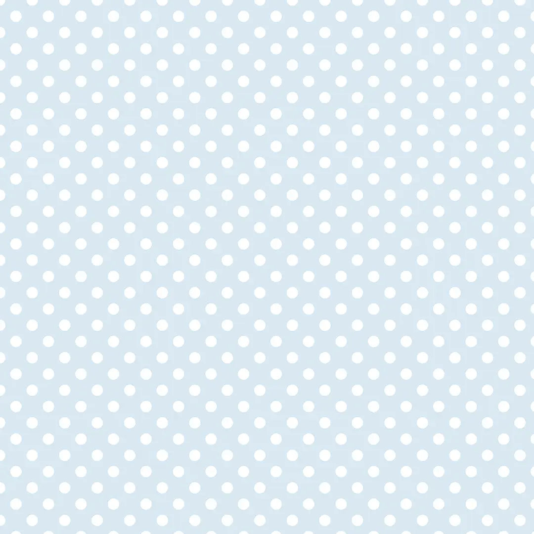 Tapete Kinderzimmer Polka Dots Hellblau