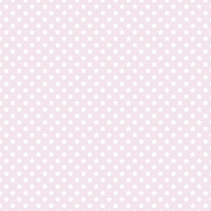 ✅ Zartrosa Sternenmuster ✅ Zeitlos & schlicht ⭐ Für Baby- & Kinderzimmer 🌸 Selbstklebende Tapete — by Pimp My Wall