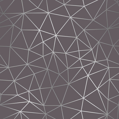 Taupe Silver Geometry Zazz