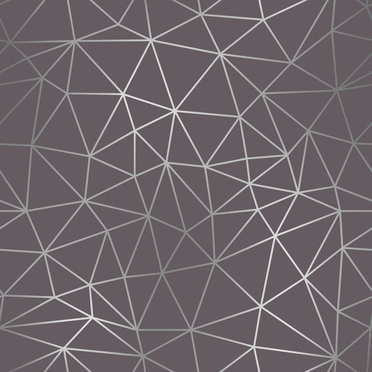 Taupe Silver Geometry Zazz