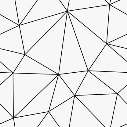 Zazz Black White – Geometric Wallpaper Black & White
