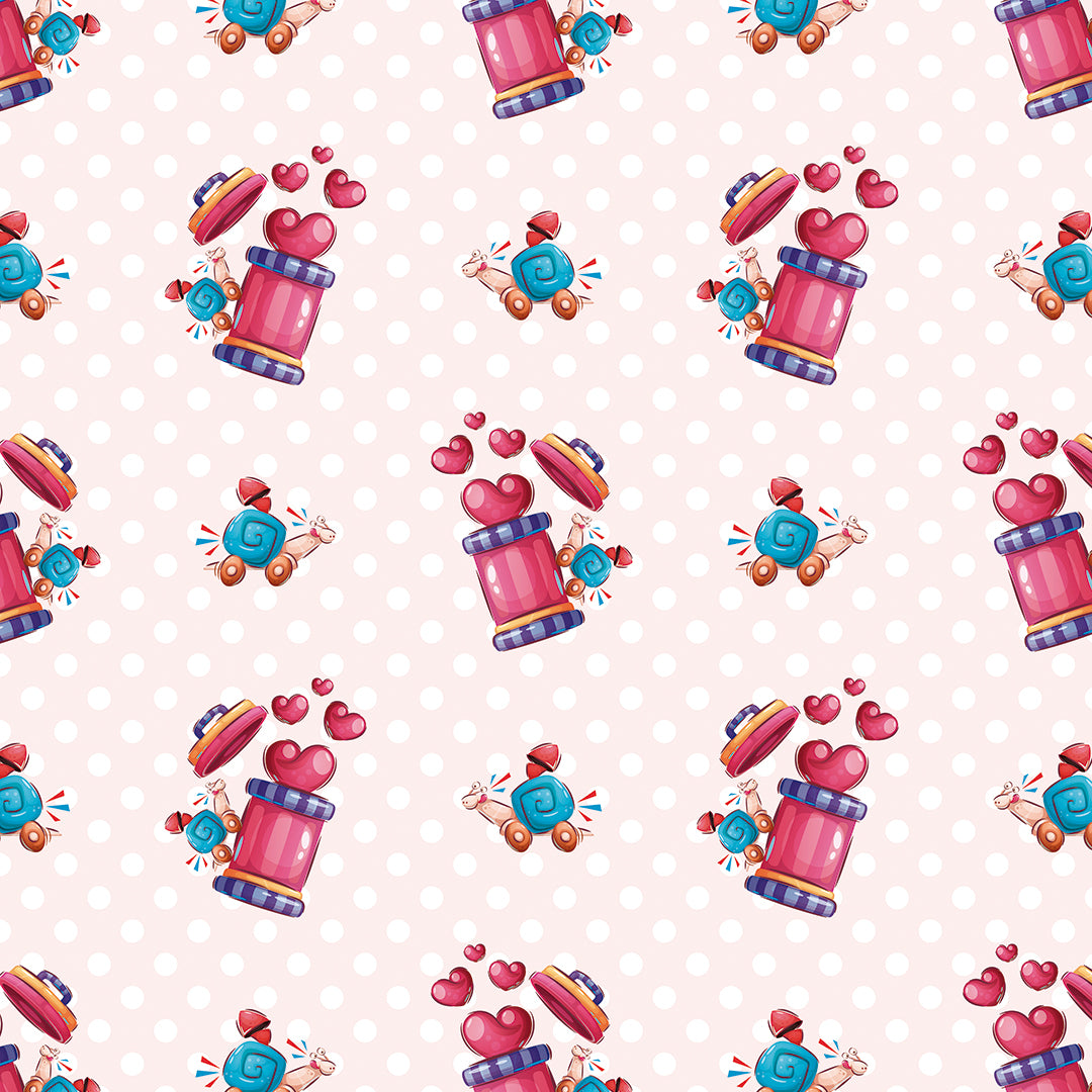 ✅ Verspieltes Schneckenmotiv ✅ Mit Herzen & Punkten 🐌 Für Kinderzimmer & Spielräume 💖 Selbstklebende Tapete — by Pimp My Wall