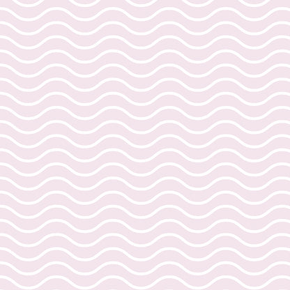 ✅ Zartrosa Wellenmuster ✅ Modern & elegant 🌊 Für Babyzimmer, Kinderzimmer & Wohnräume 🌸 Selbstklebende Tapete — by Pimp My Wall