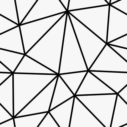 White Black Big Geometry Zazz