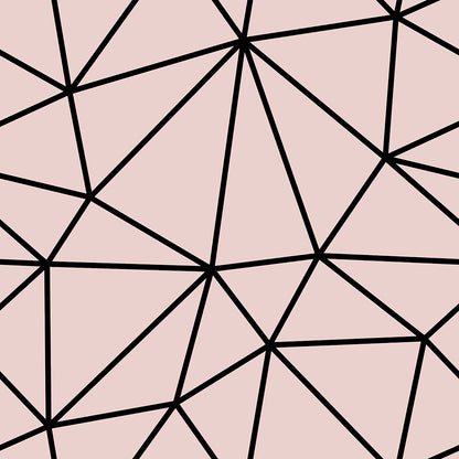 Rose Black Big Geometry Zazz