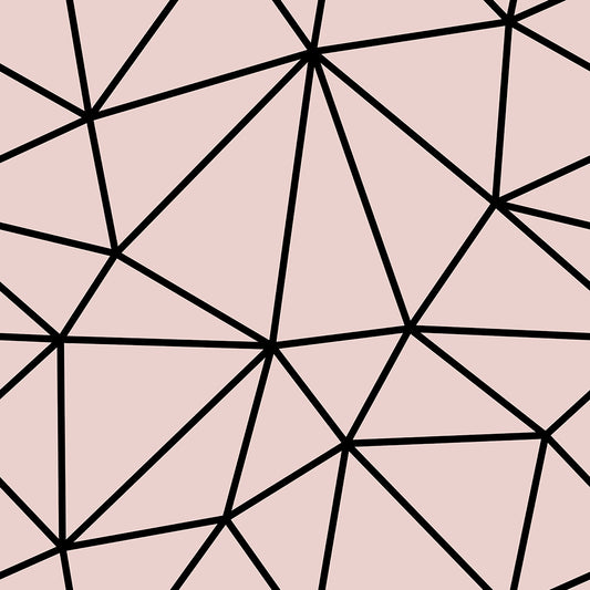 Rose Black Big Geometry Zazz
