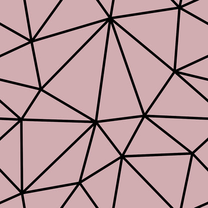 Dark Rose Black Big Geometry Zazz