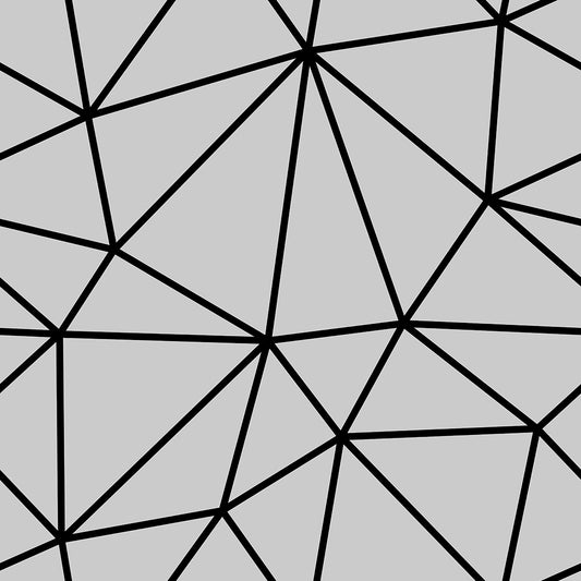 Grey Black Big Geometry Zazz