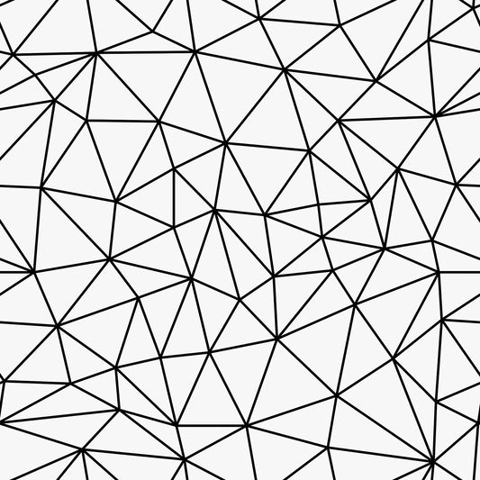 White Black Small Geometry Zazz