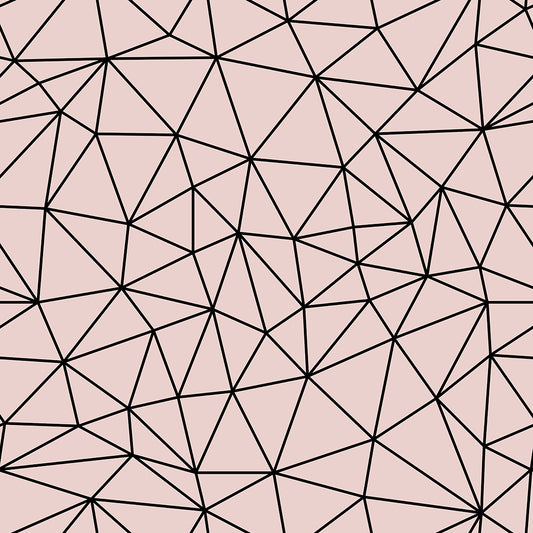 Rose Black Small Geometry Zazz