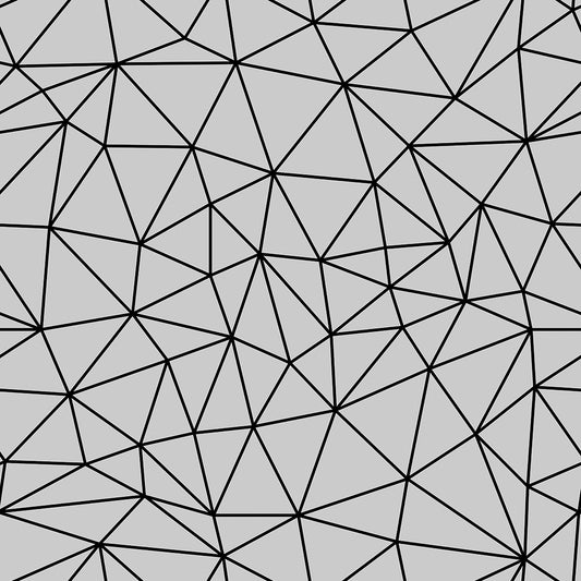 Grey Black Small Geometry Zazz