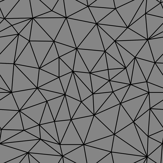 Dark Grey Black Small Geometry Zazz