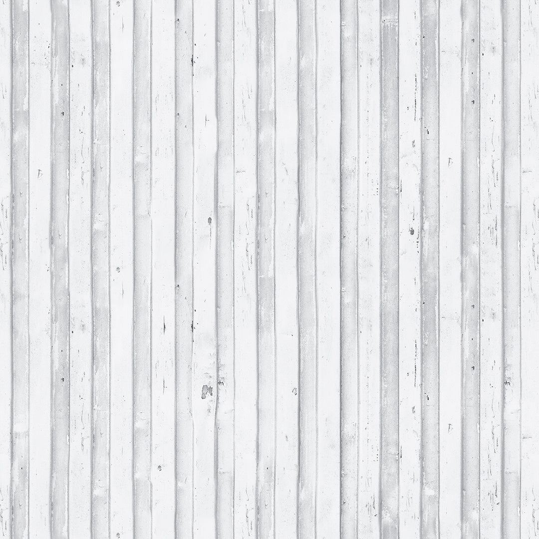 Industrial White Faded Metall Container Wall