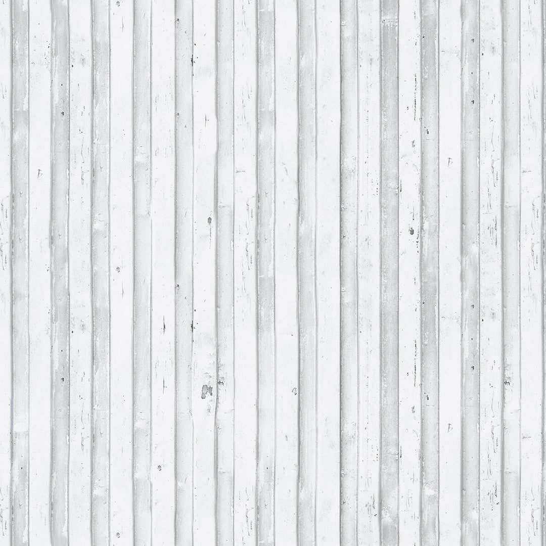 Industrial White Washed Container Wall