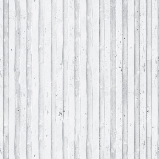 Industrial White Washed Container Wall