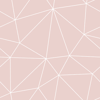 Mauve Rose White Geometry Zazz