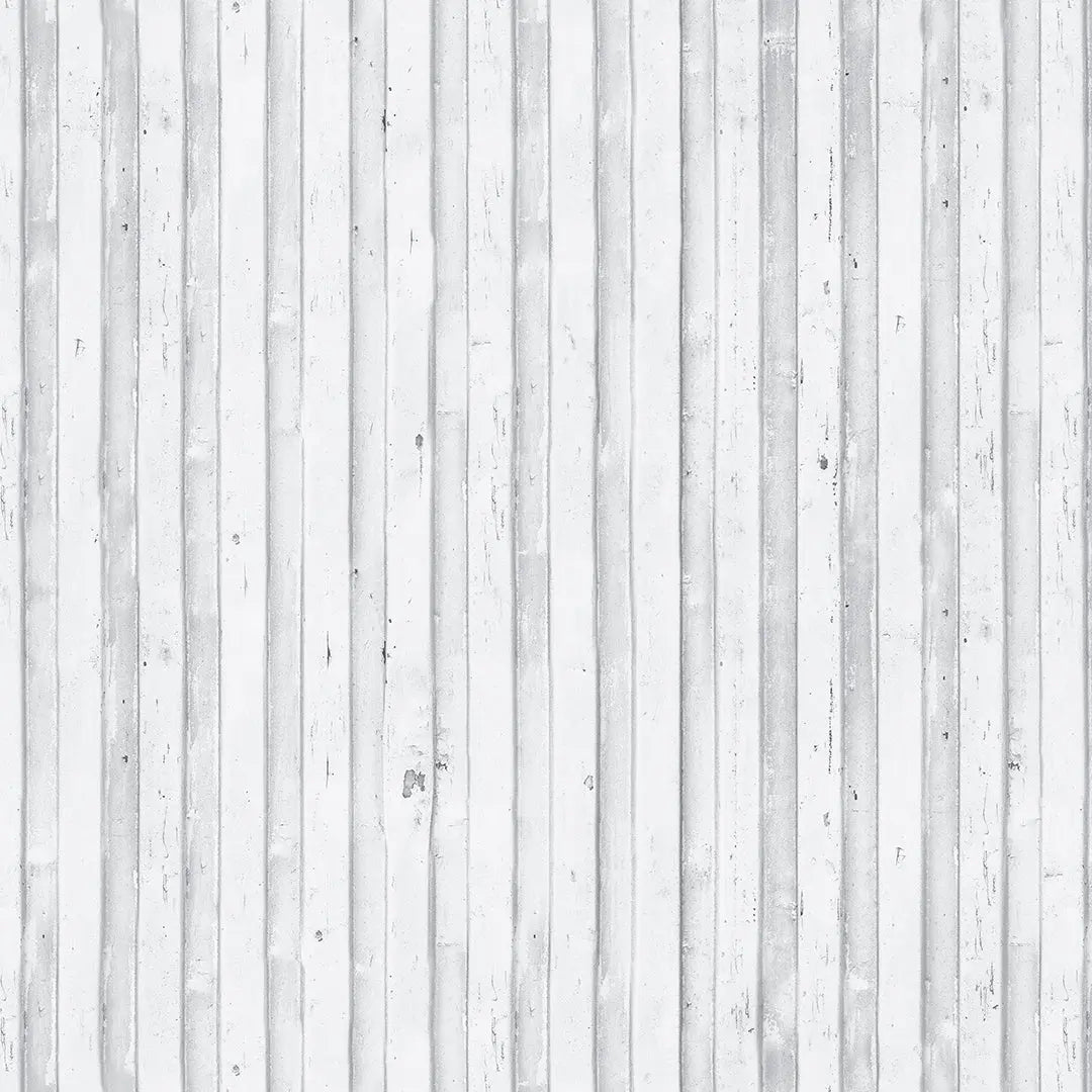 Industrial White Washed Container Wall