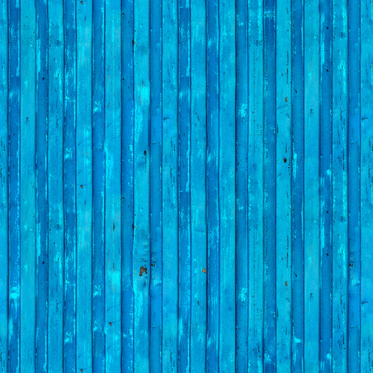 Industrial Bright Blue Metall Container Wall