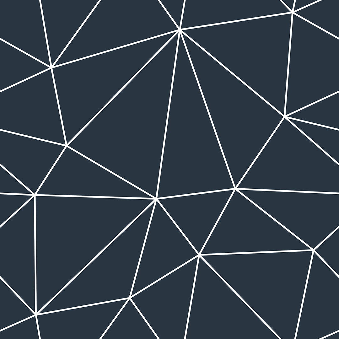 Blue White Geometry Zazz