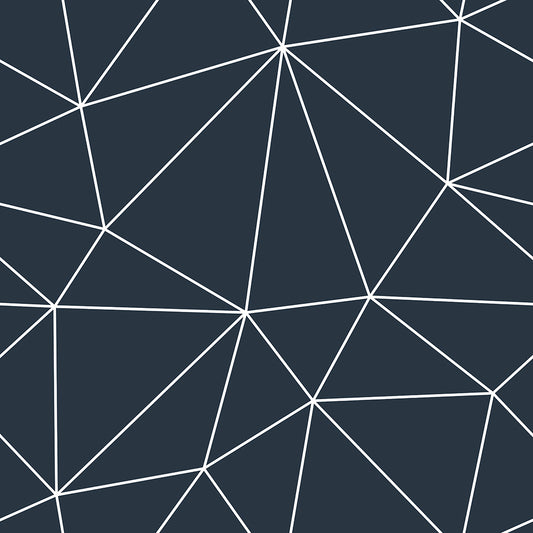 Blue White Geometry Zazz