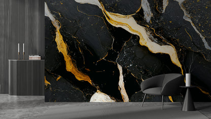 Obsidian Gold Marble