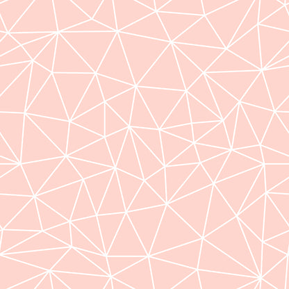 Soft Pink White Geometry Zazz