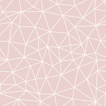 Blush Pink White Geometry Zazz