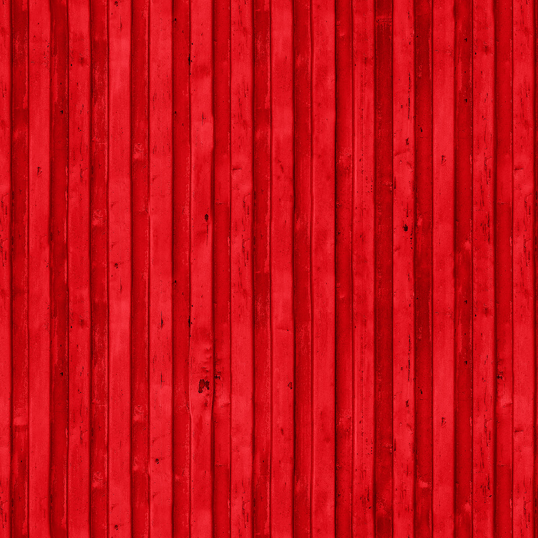 Industrial Bright Red Metall Wall