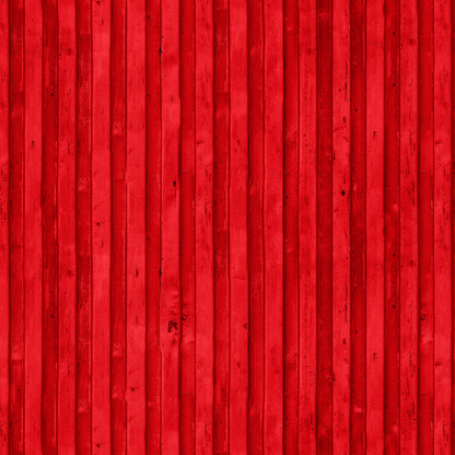 Industrial Bright Red Metall Wall