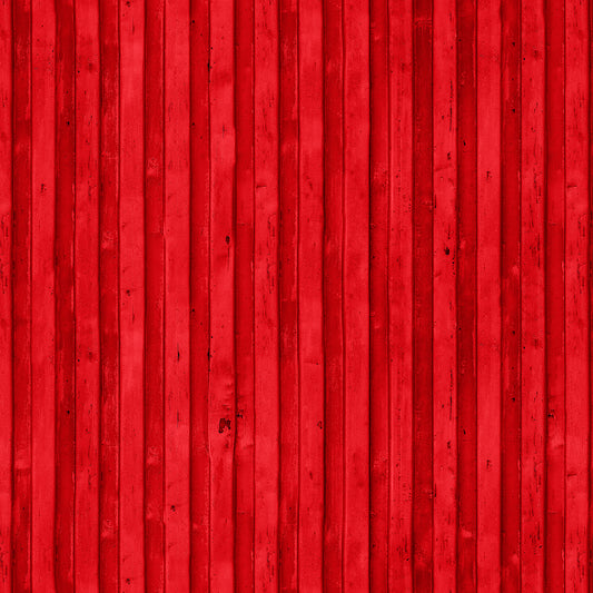 Industrial Bright Red Metall Wall