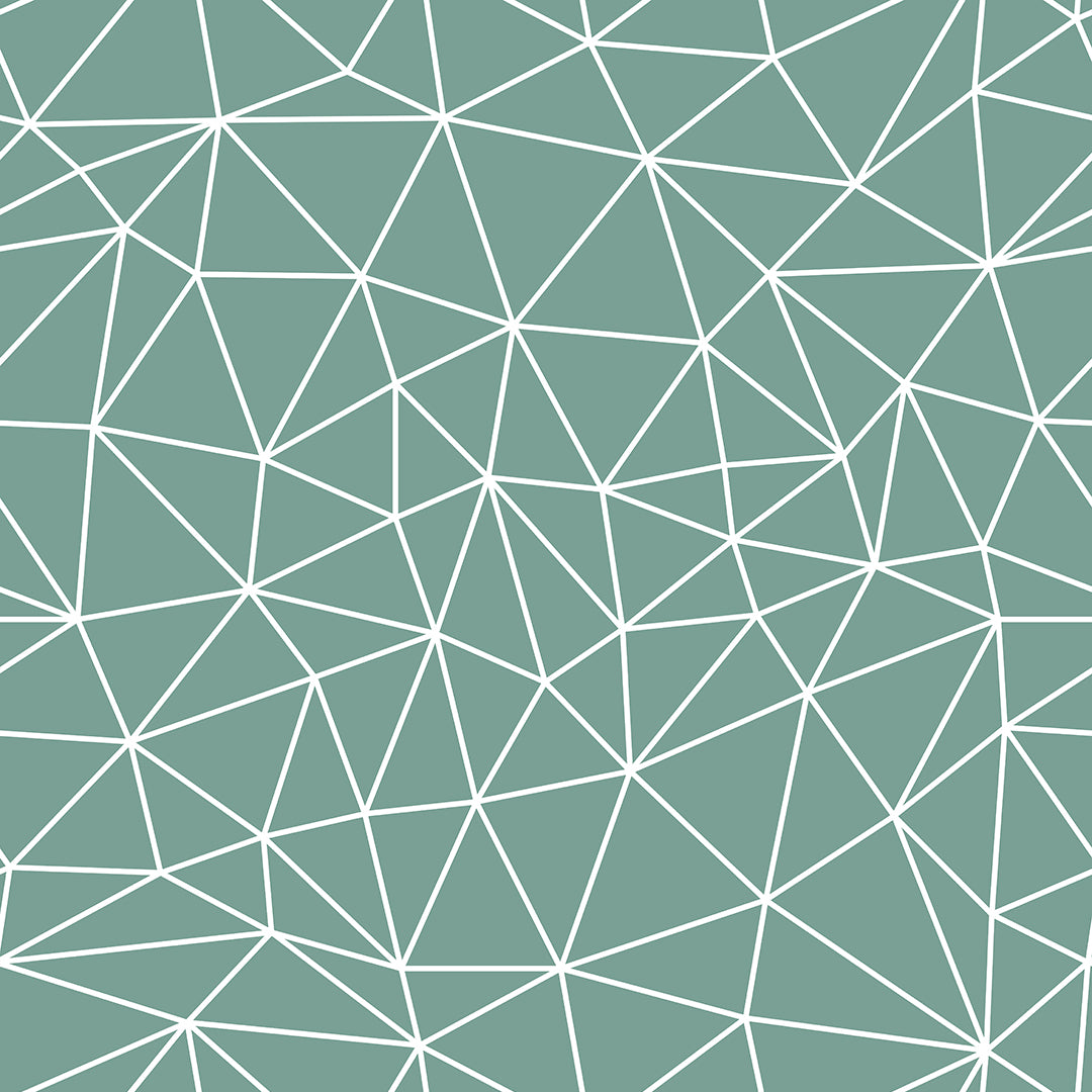 Aqua White Geometry Zazz