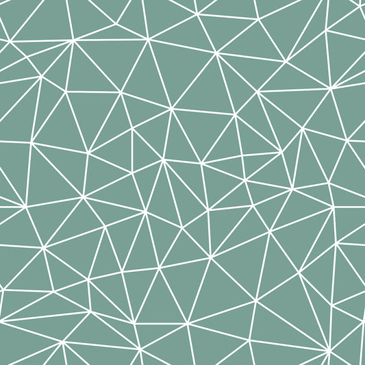 Aqua White Geometry Zazz