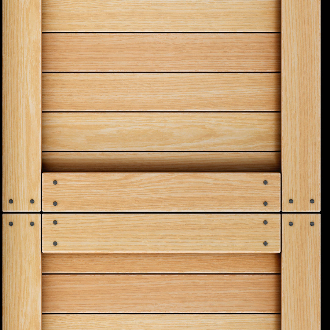 Straight Wooden Crate Panel
