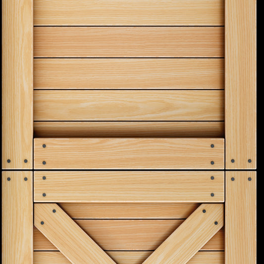 Lower Cross Wooden Crate Panel